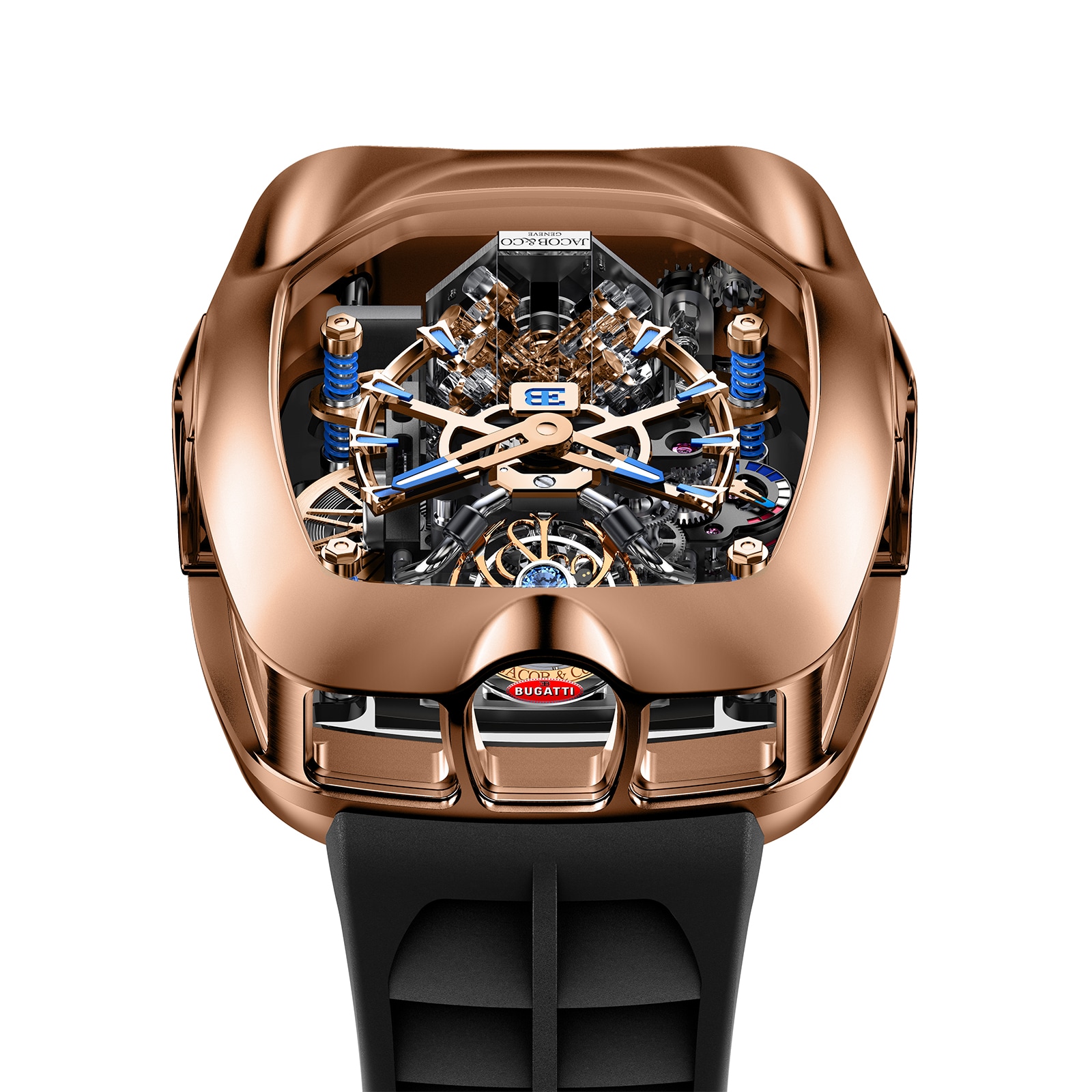 Bugatti Chiron Tourbillon Rose Gold 16 Cylinder Piston Engine - image 1