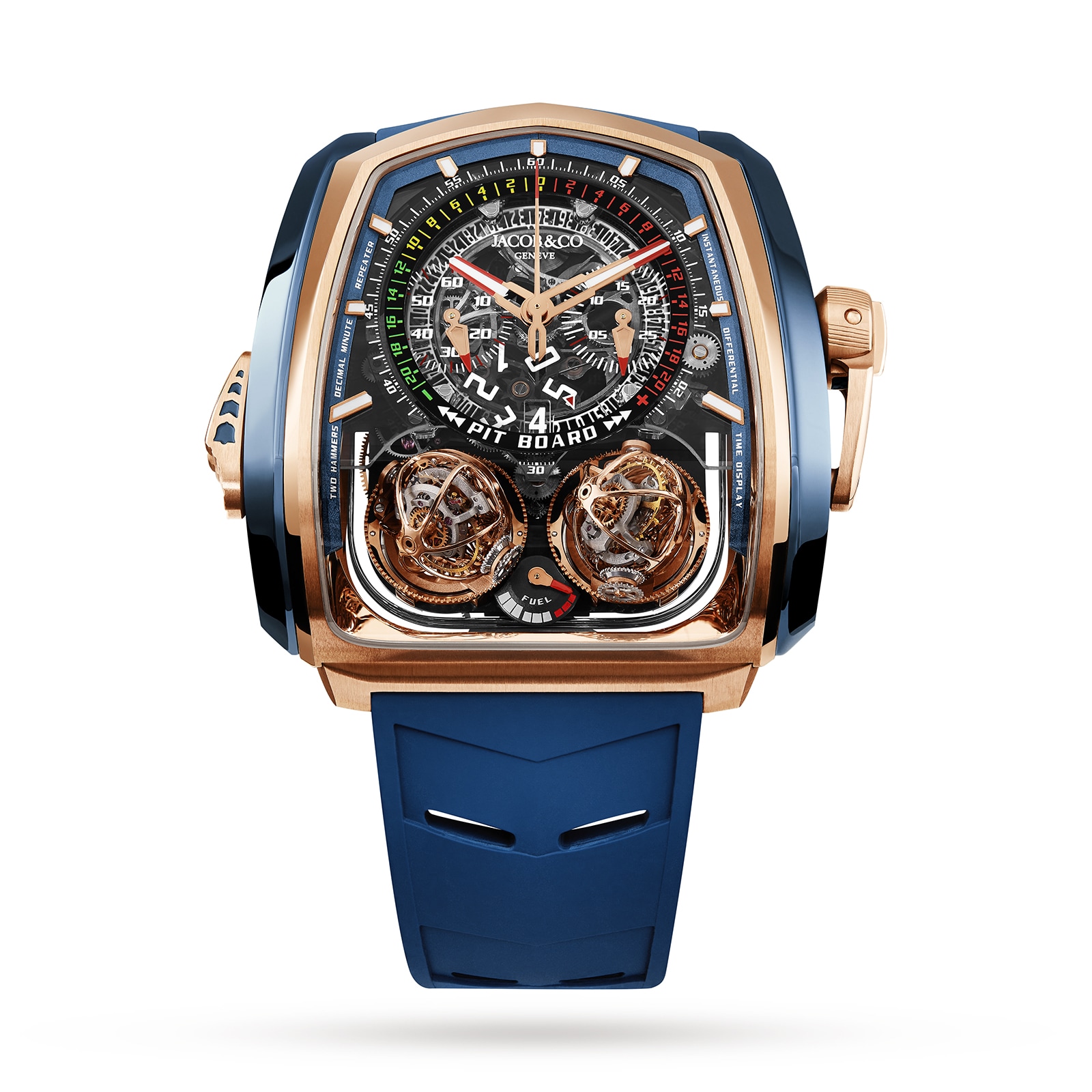 Twin Turbo Furious Twin Triple Axis Sequential High Speed Tourbillon Minute Repeater and Mono Pusher Chronograph - image 1