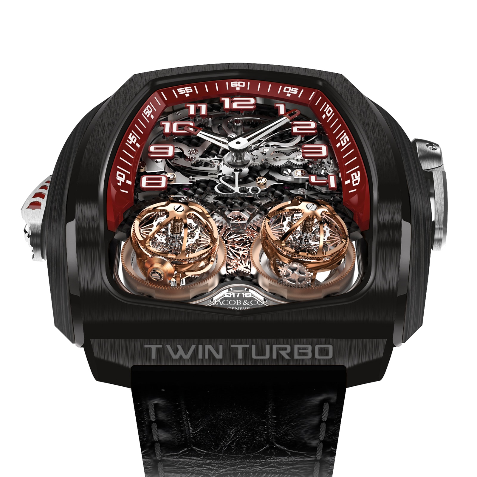 Twin Turbo Twin Triple Axis Tourbillon Minute Repeater Cathedral Gong - image 1