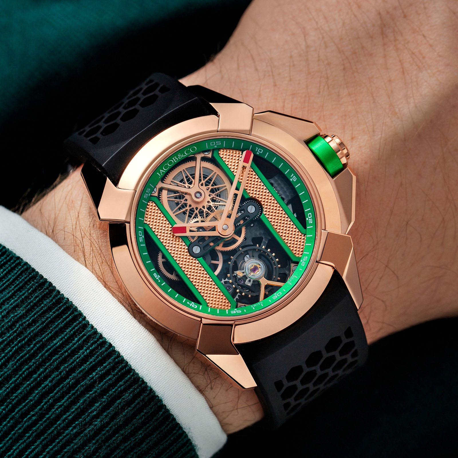 Epic X Rose Gold Green Inner Ring - image 2