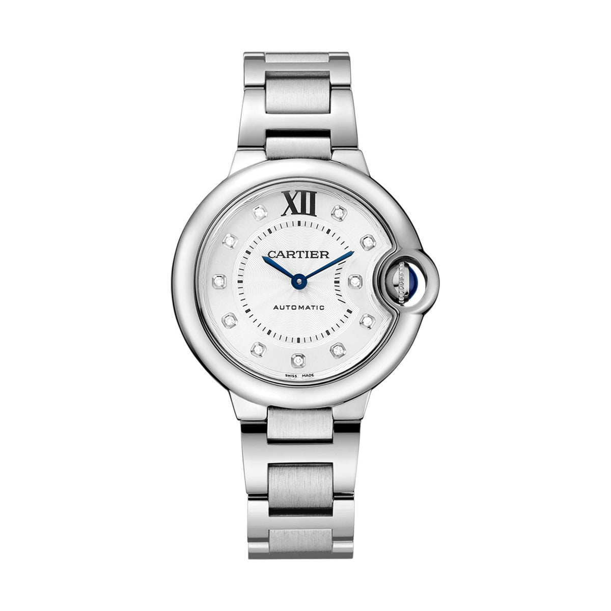 Ballon Bleu de Cartier 33 | 33mm, Steel, Diamond Silver Dial - image 1