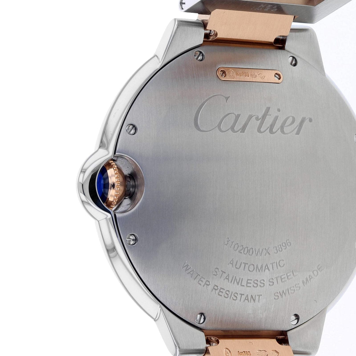 Ballon Bleu de Cartier | 42mm, Steel & 18K Rose Gold, Silvered Dial - image 4