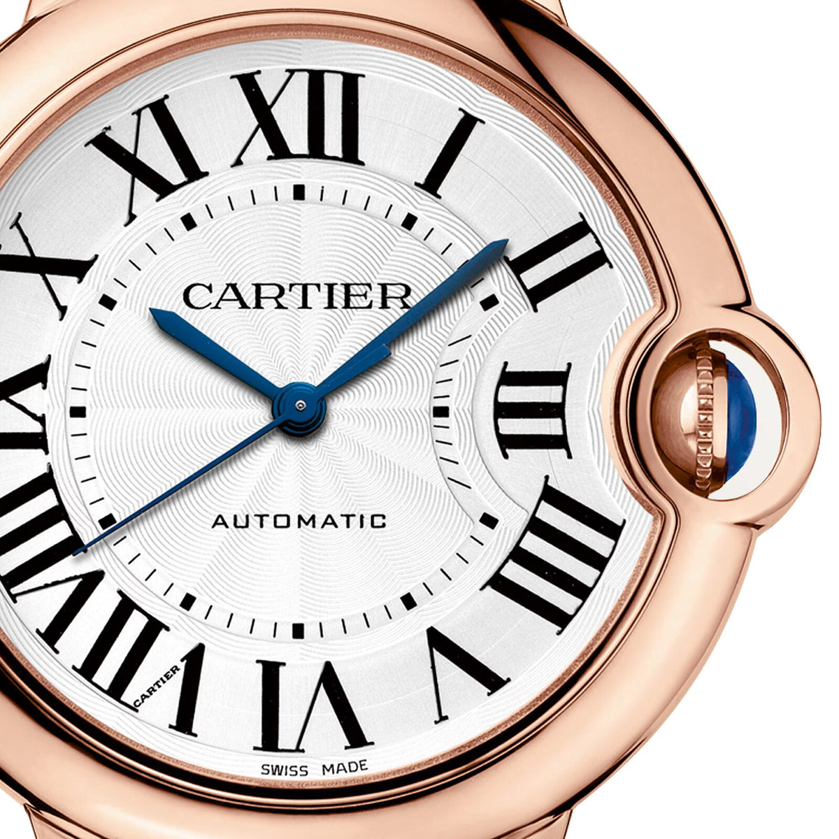 Ballon Bleu de Cartier 36 | 36mm, 18K Rose Gold, Alligator Leather, Silver Dial - image 4