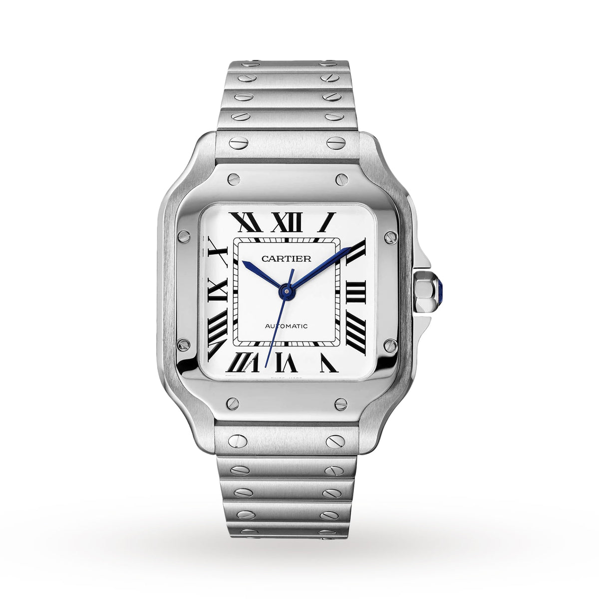 Santos de Cartier Medium Model | 35mm, Steel, Silver Dial - image 1
