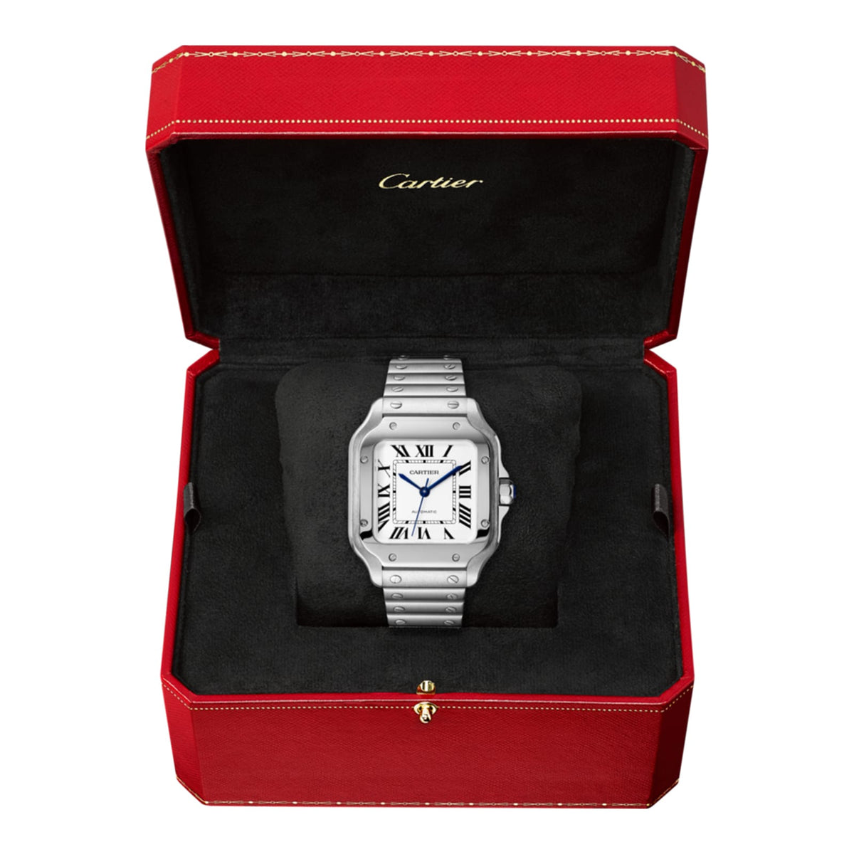 Santos de Cartier Medium Model | 35mm, Steel, Silver Dial - image 4