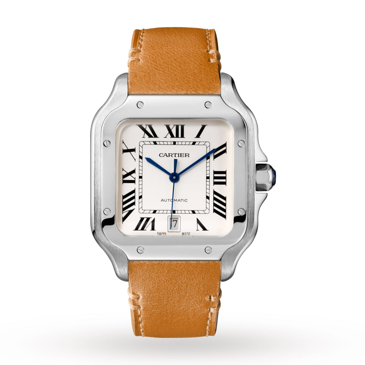 Santos de Cartier Large Model | 40mm, Steel, Silver Dial - image 2