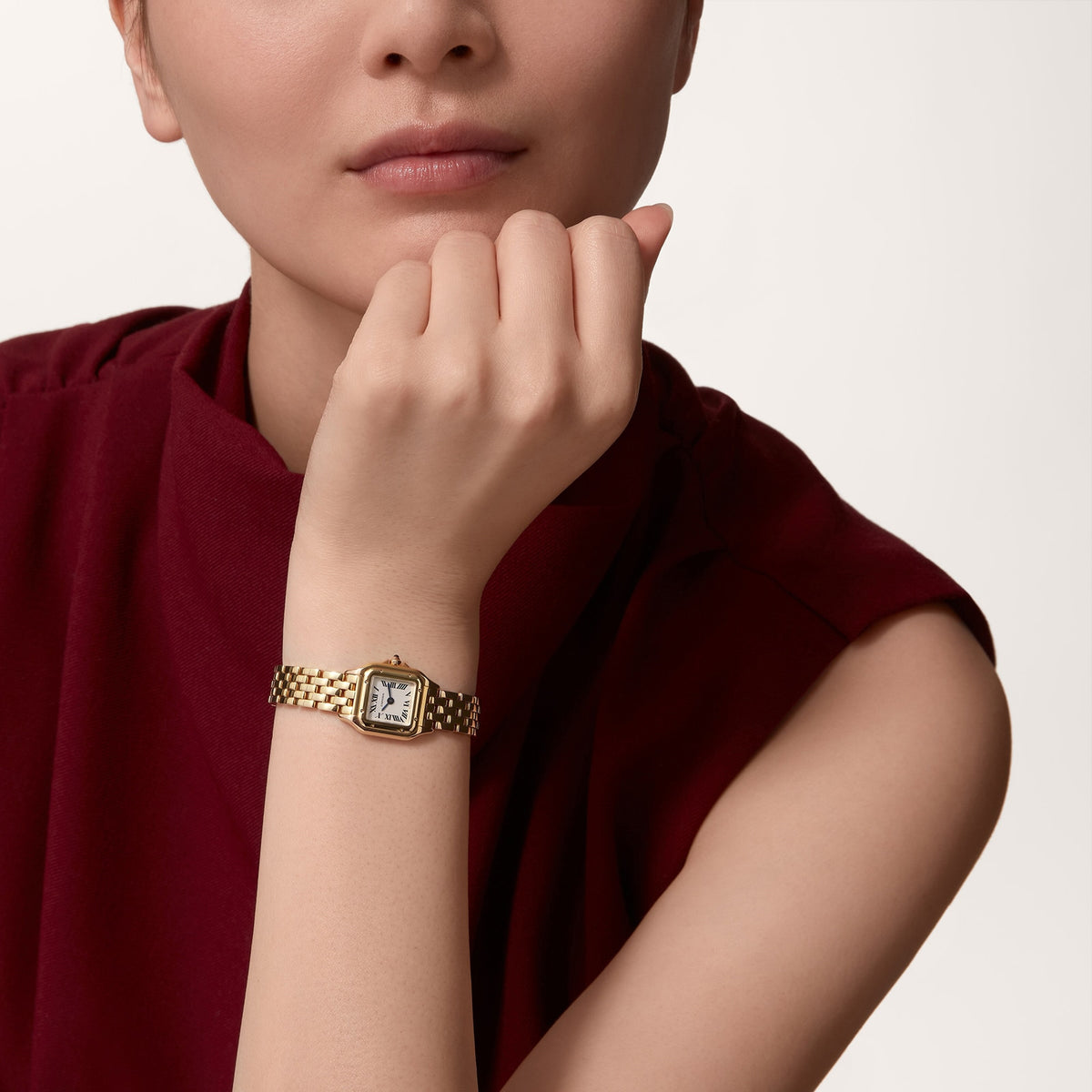 Panthère de Cartier Mini Model | 19mm, 18K Yellow Gold, Silver Dial, Ref. WGPN0016/WGPN0036 - image 2