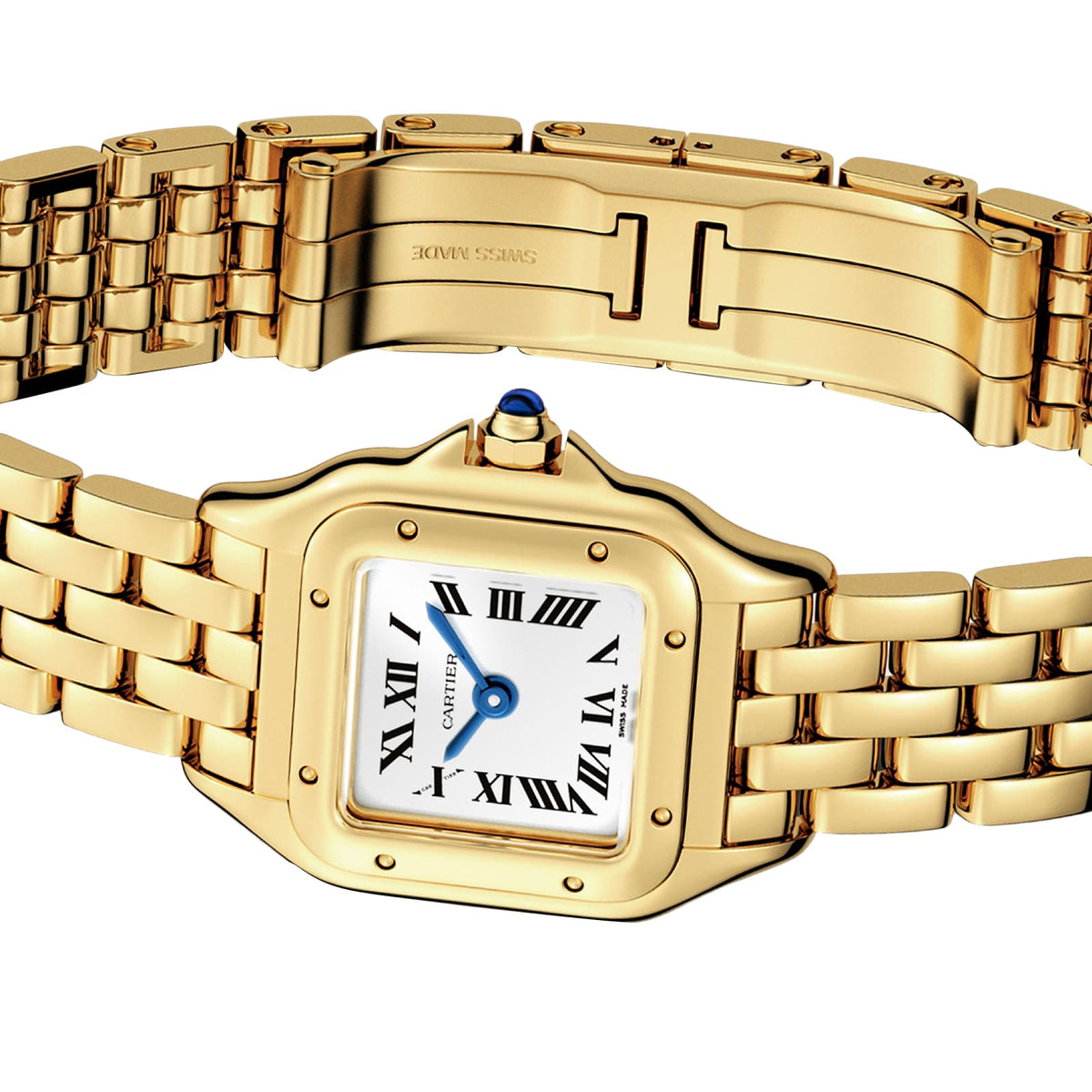 Panthère de Cartier Mini Model | 19mm, 18K Yellow Gold, Silver Dial, Ref. WGPN0016/WGPN0036 - image 4