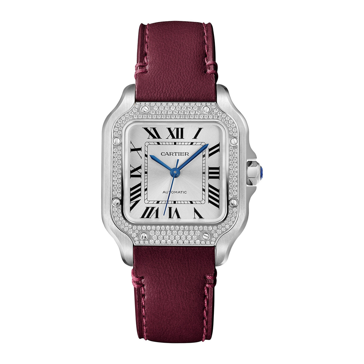 Santos de Cartier Medium Model | 35mm, Steel, White Dial - image 2