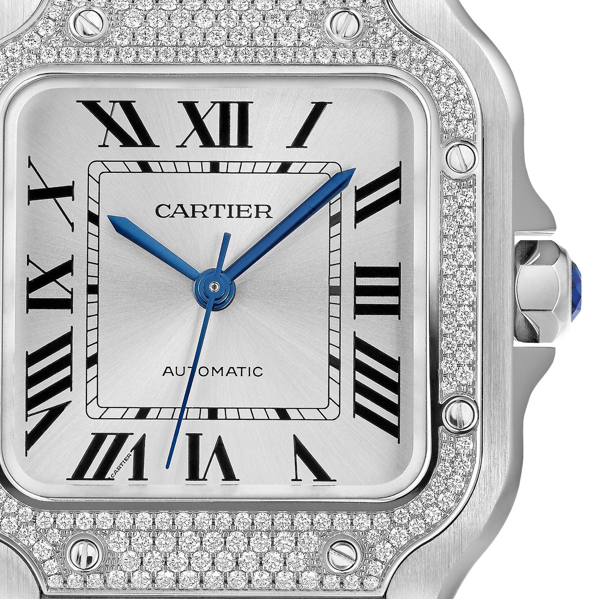 Santos de Cartier Medium Model | 35mm, Steel, White Dial - image 3