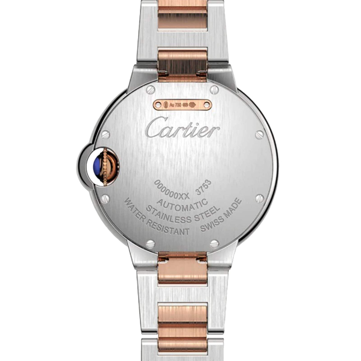 Ballon Bleu de Cartier 33 | 33mm, Two-Tone Steel & 18K Rose Gold, Silver Dial - image 3