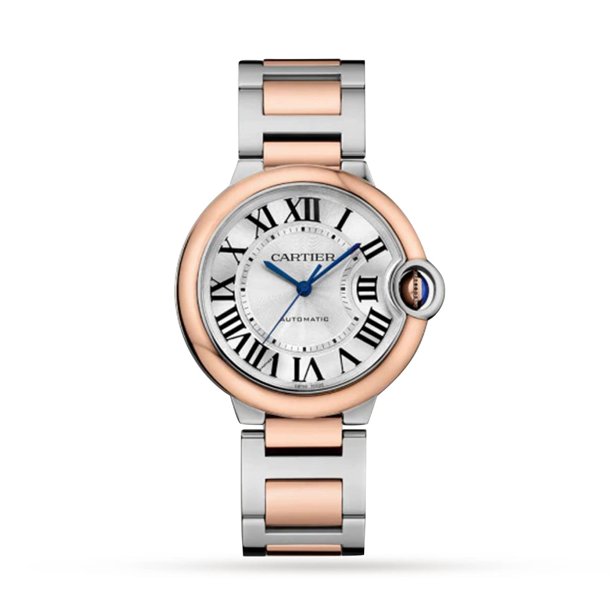 Ballon Bleu de Cartier 36 | 36mm, Two-Tone Steel & 18K Rose Gold, Silver Dial - image 1