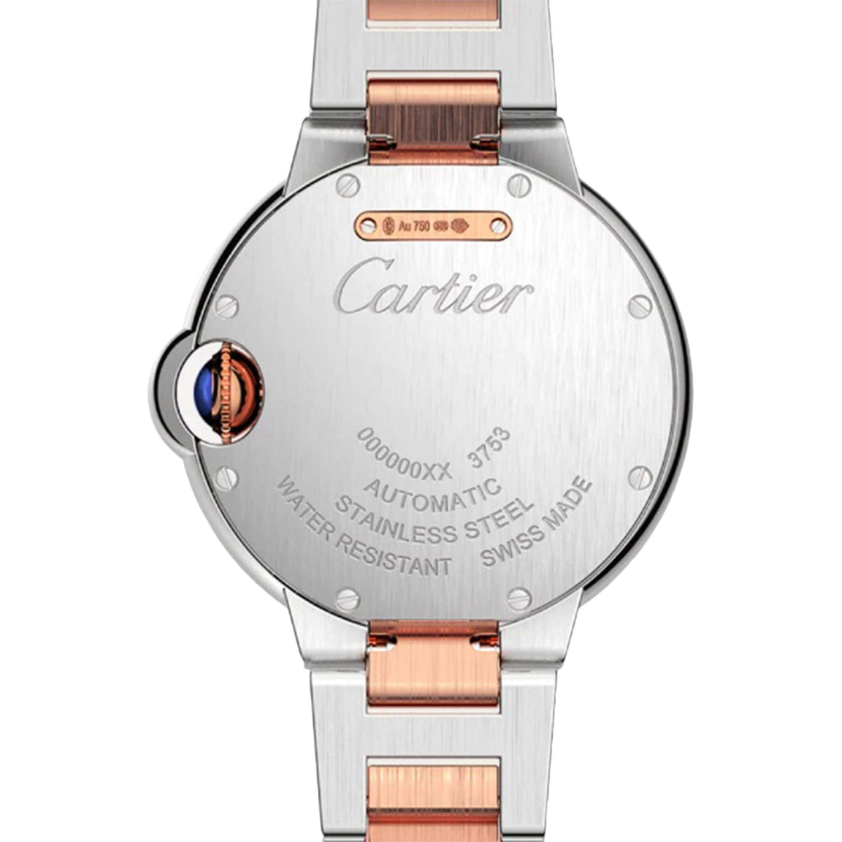 Ballon Bleu de Cartier 33 | 33mm, Two-Tone Steel & 18K Rose Gold, Diamond Silver Dial - image 4