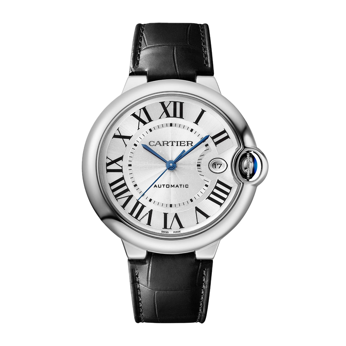 Ballon Bleu de Cartier 40 | 40mm, Steel, Alligator Leather, Silver Dial - image 1