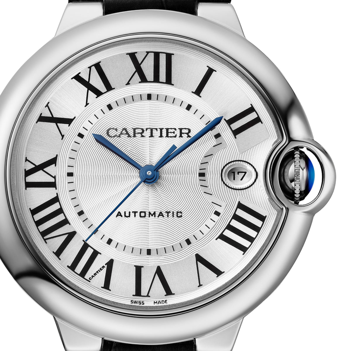 Ballon Bleu de Cartier 40 | 40mm, Steel, Alligator Leather, Silver Dial - image 2