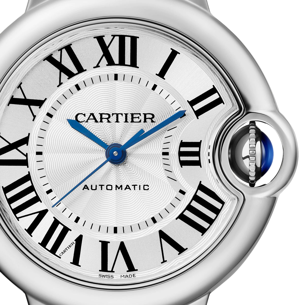 Ballon Bleu de Cartier 33 | 33mm, Steel, Alligator Leather, Silver Dial - image 2