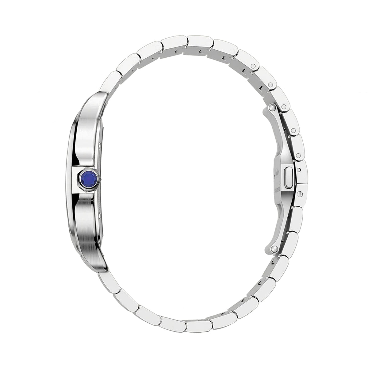 Santos de Cartier Skeleton Large Model | 40mm, Steel, Silver Dial - image 4