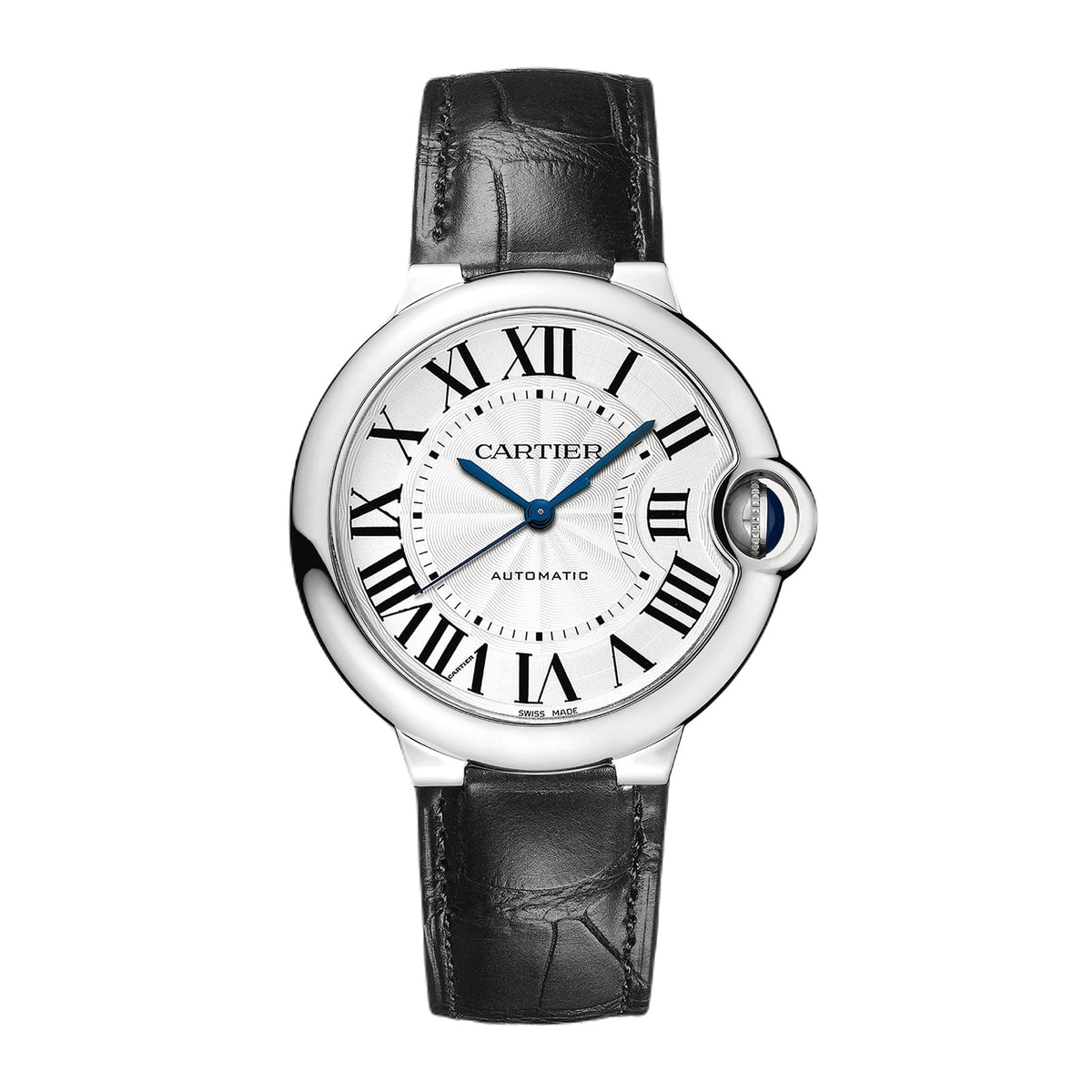 Ballon Bleu de Cartier 36 | 36mm, Steel, Alligator Leather, Silver Dial - image 1
