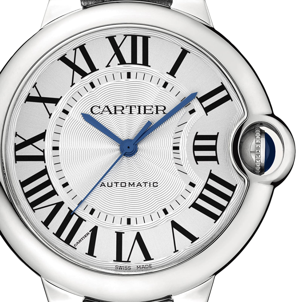 Ballon Bleu de Cartier 36 | 36mm, Steel, Alligator Leather, Silver Dial - image 2