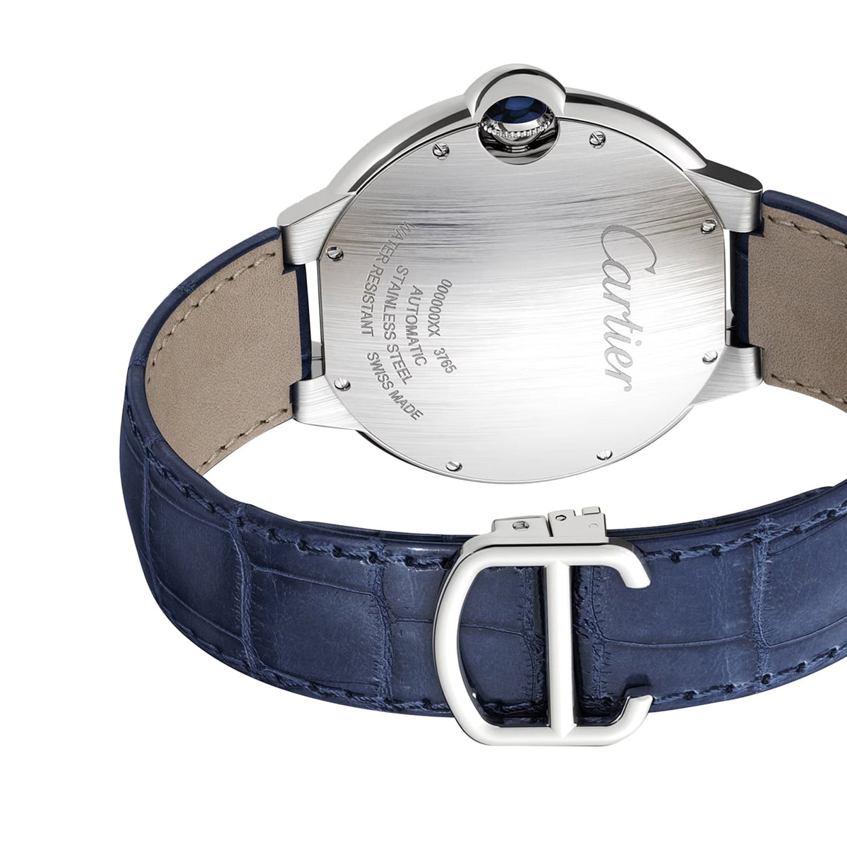 Ballon Bleu de Cartier | 42mm, Steel, Alligator Leather, Blue Dial - image 3