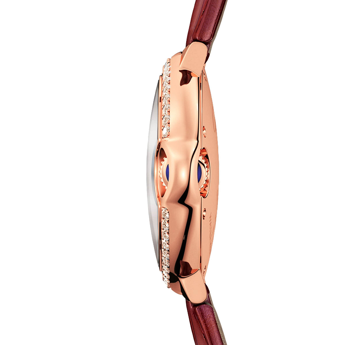 Ballon Bleu de Cartier 33 | 33mm, 18K Rose Gold, Alligator Leather, Silver Dial - image 3