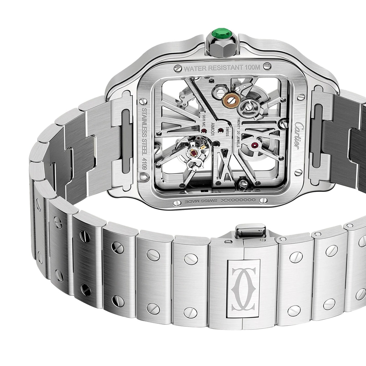 Santos de Cartier Skeleton | 40mm, Steel - image 4