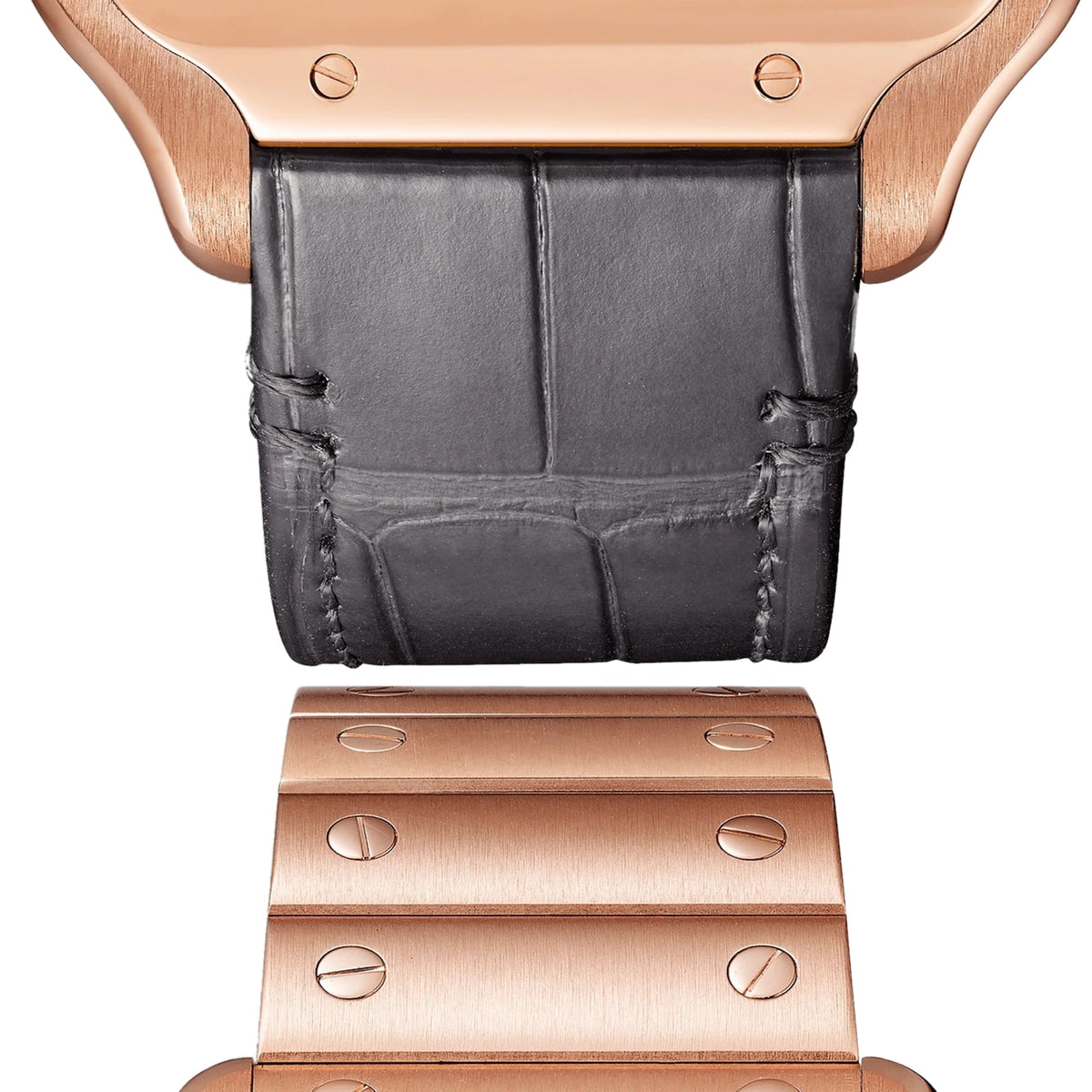 Santos de Cartier Skeleton Large Model | 40mm, 18K Rose Gold - image 2