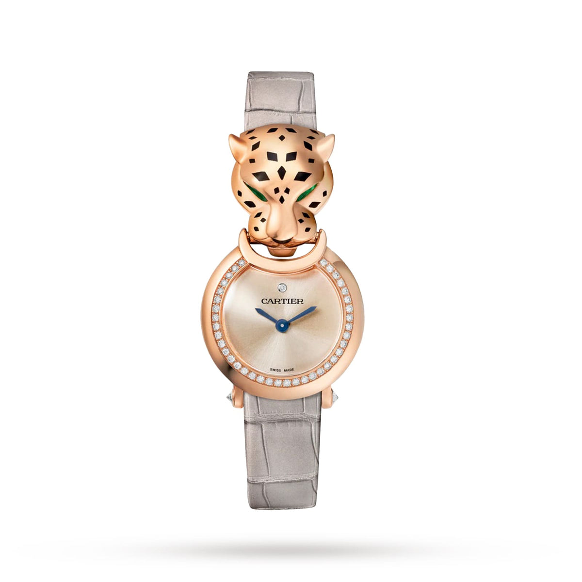 La Panthère de Cartier | 23.5mm, 18K Rose Gold, Alligator Leather, Diamond Champagne Dial - image 1