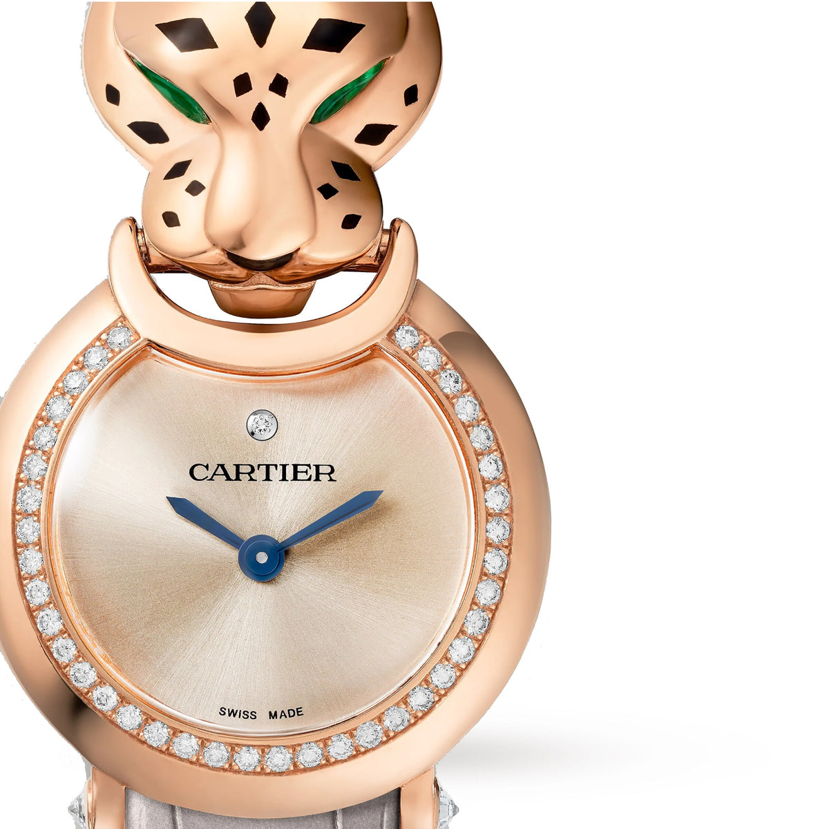 La Panthère de Cartier | 23.5mm, 18K Rose Gold, Alligator Leather, Diamond Champagne Dial - image 3