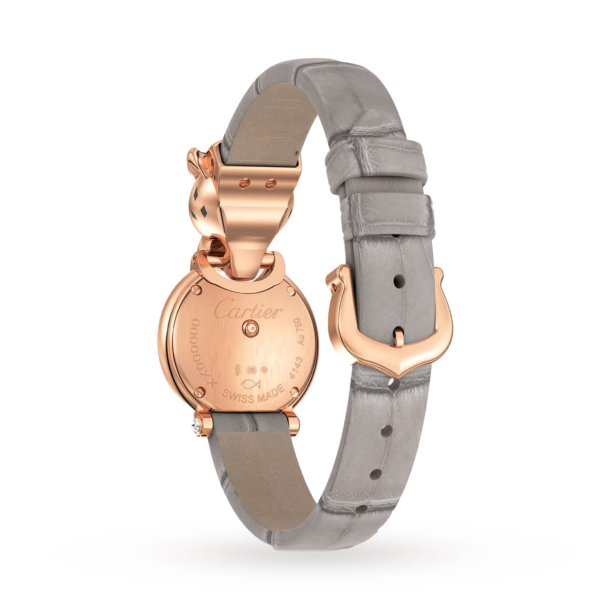 La Panthère de Cartier | 23.5mm, 18K Rose Gold, Alligator Leather, Diamond Champagne Dial - image 4