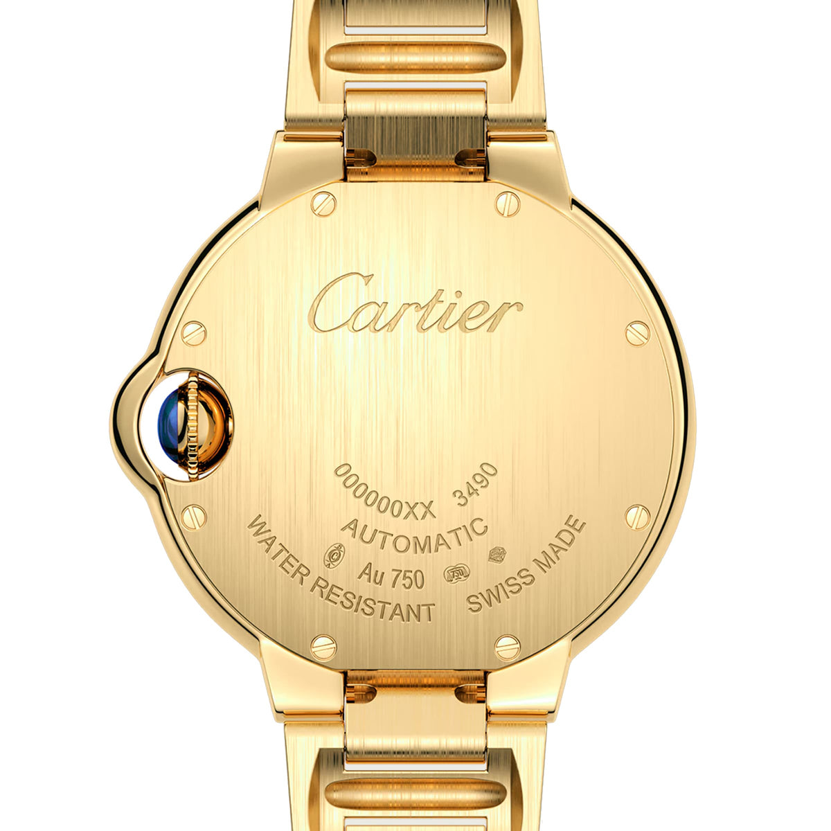 Ballon Bleu de Cartier 33 | 33mm, 18K Yellow Gold, Silver Dial, Yellow Bezel - image 2
