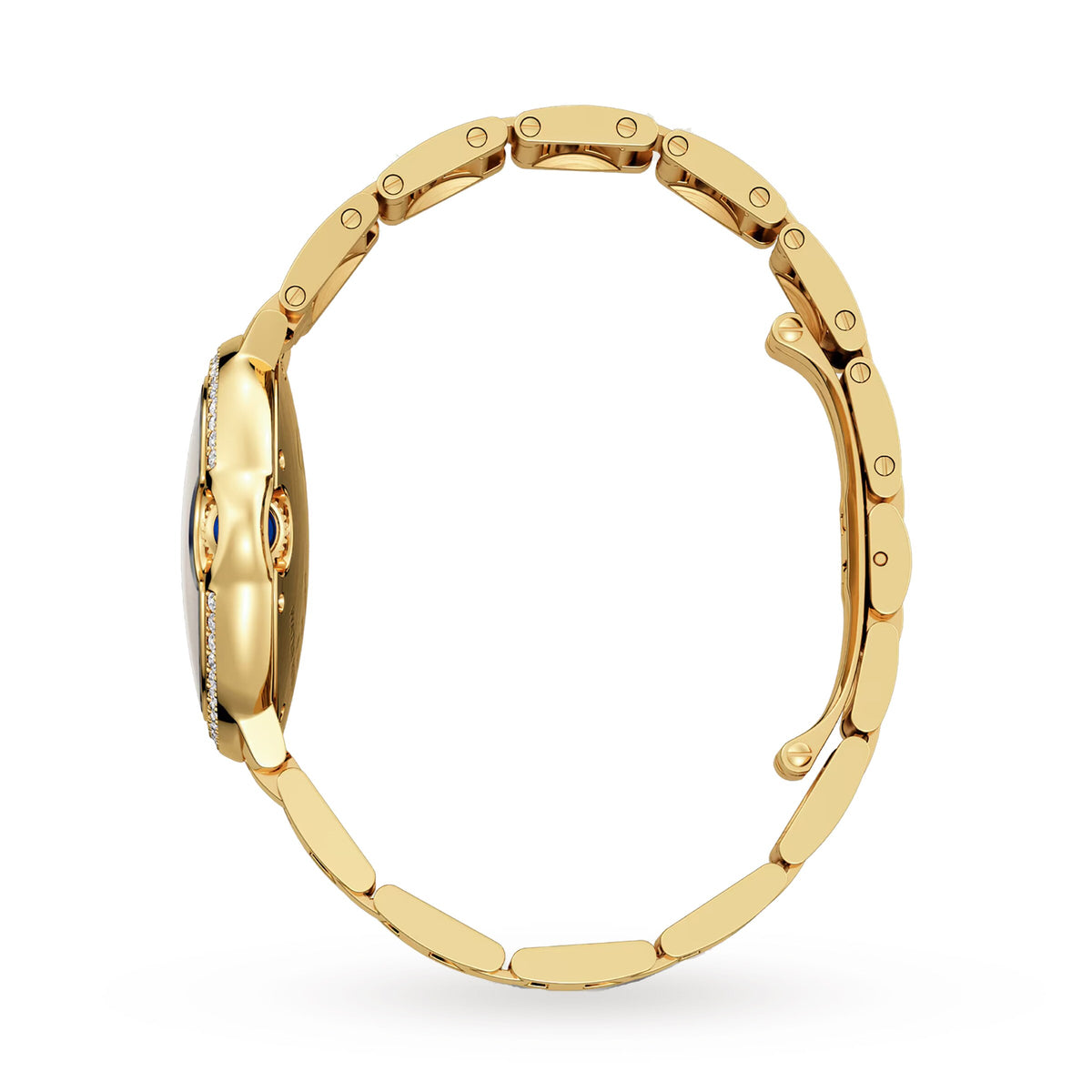 Ballon Bleu de Cartier 33 | 33mm, 18K Yellow Gold, Silver Dial, Yellow Bezel - image 3