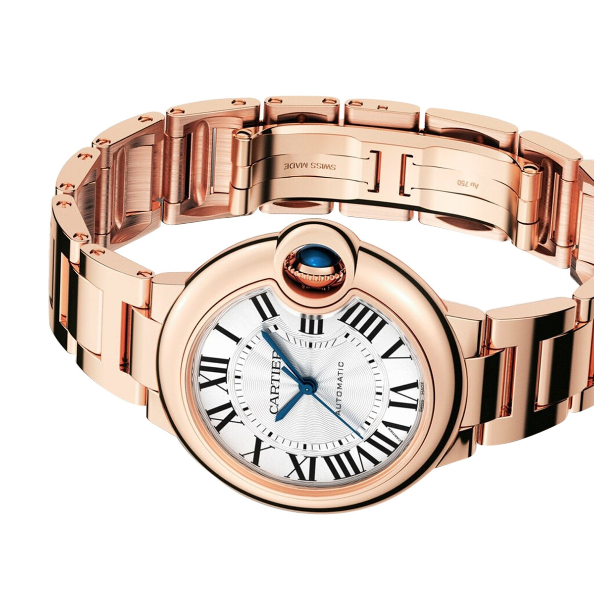 Ballon Bleu de Cartier 33 | 33mm, 18K Rose Gold, Silver Dial - image 4