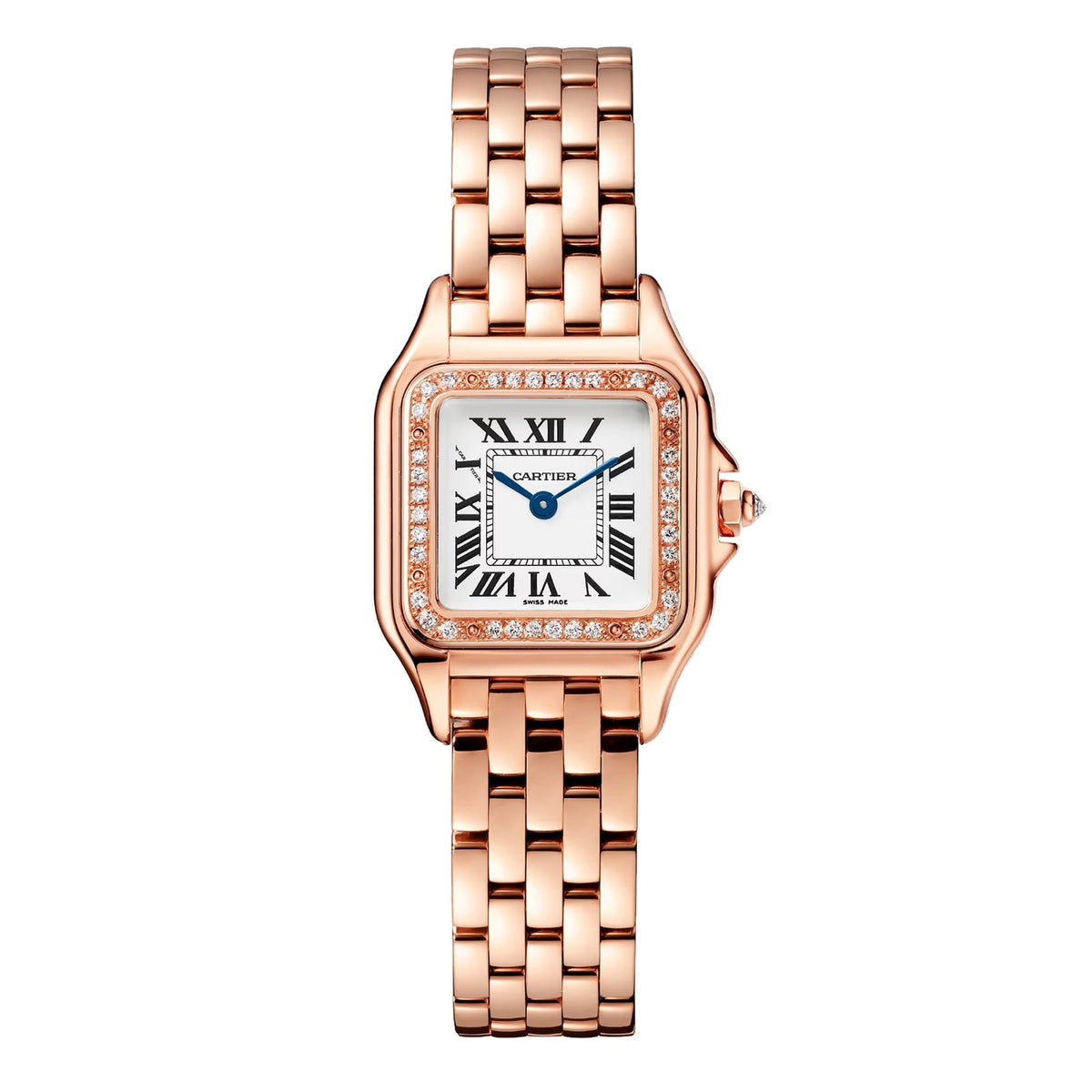 Panthère de Cartier Small model | 22mm, 18K Rose Gold, White Dial - image 1