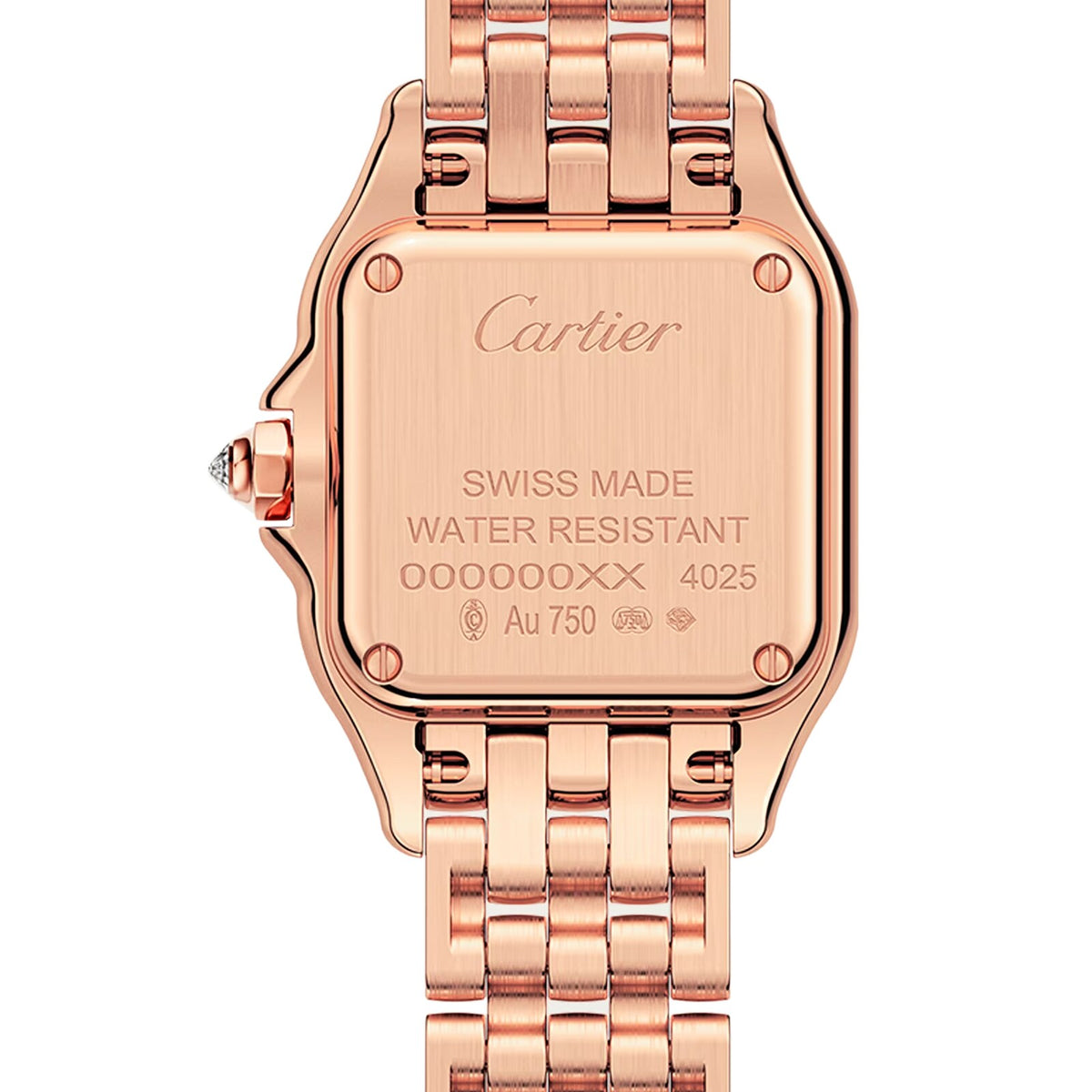 Panthère de Cartier Small model | 22mm, 18K Rose Gold, White Dial - image 2