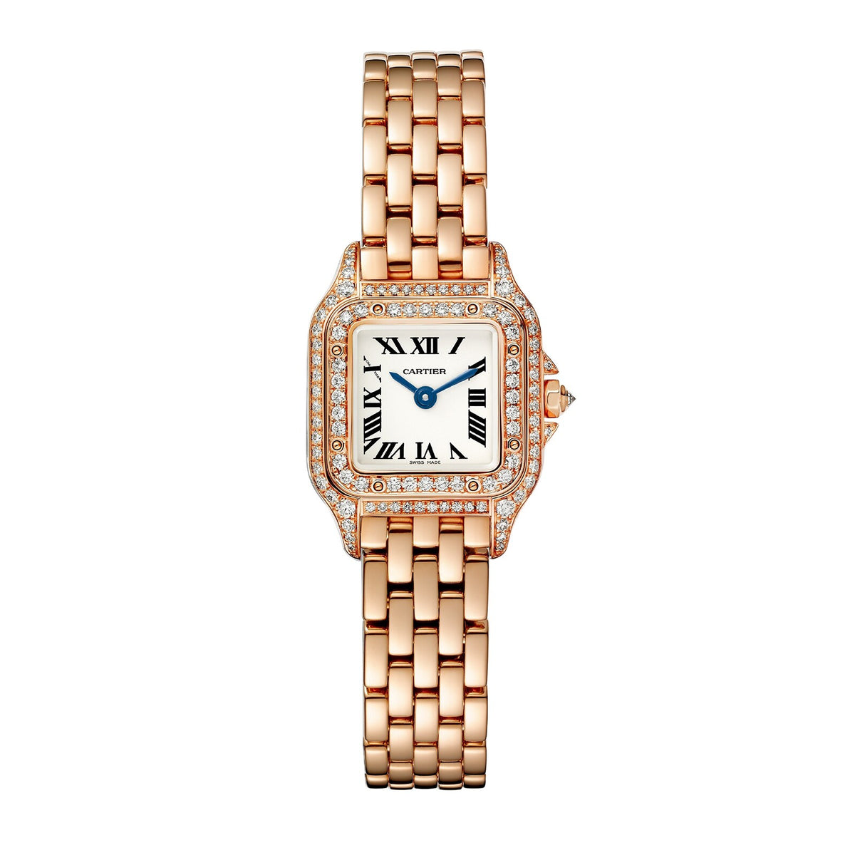 Panthère de Cartier Small Model | 20mm, 18K Rose Gold, Silver Dial - image 3