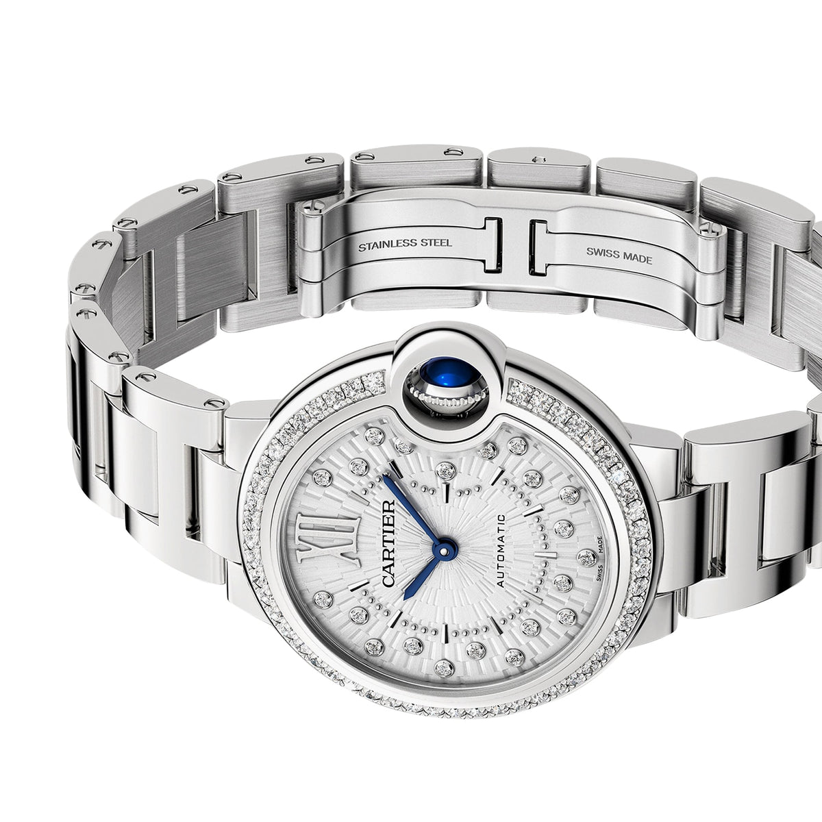 Ballon Bleu de Cartier 33 | 33mm, Steel, Diamond Grey Dial - image 4