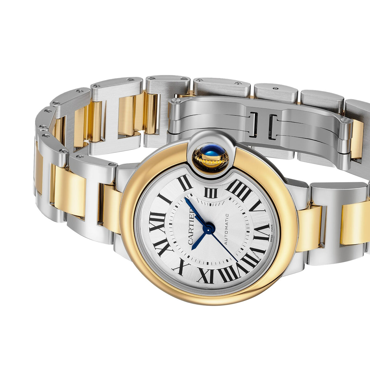 Ballon Bleu de Cartier 33 | 33mm, Two-Tone Steel & 18K Yellow Gold, Silver Dial - image 4