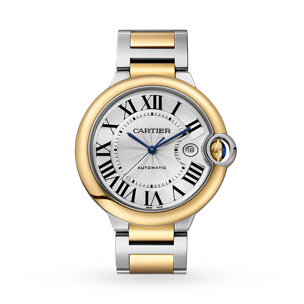 Ballon Bleu de Cartier 42 | 42mm, Two-Tone Steel & 18K Yellow Gold, Silver Dial - image 1