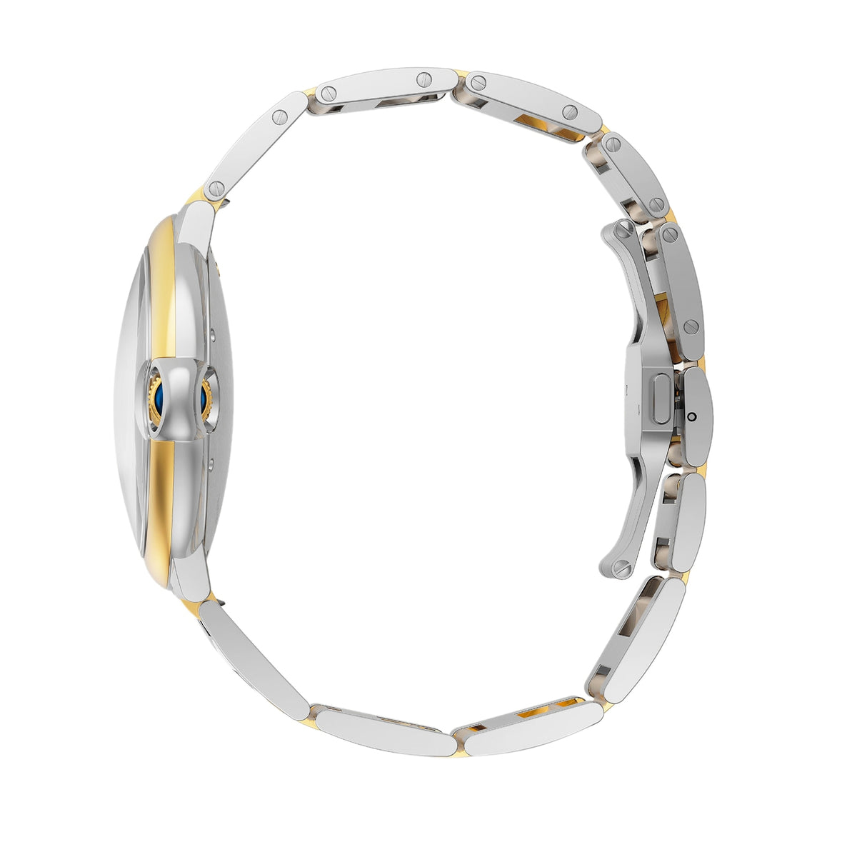 Ballon Bleu de Cartier 42 | 42mm, Two-Tone Steel & 18K Yellow Gold, Silver Dial - image 3
