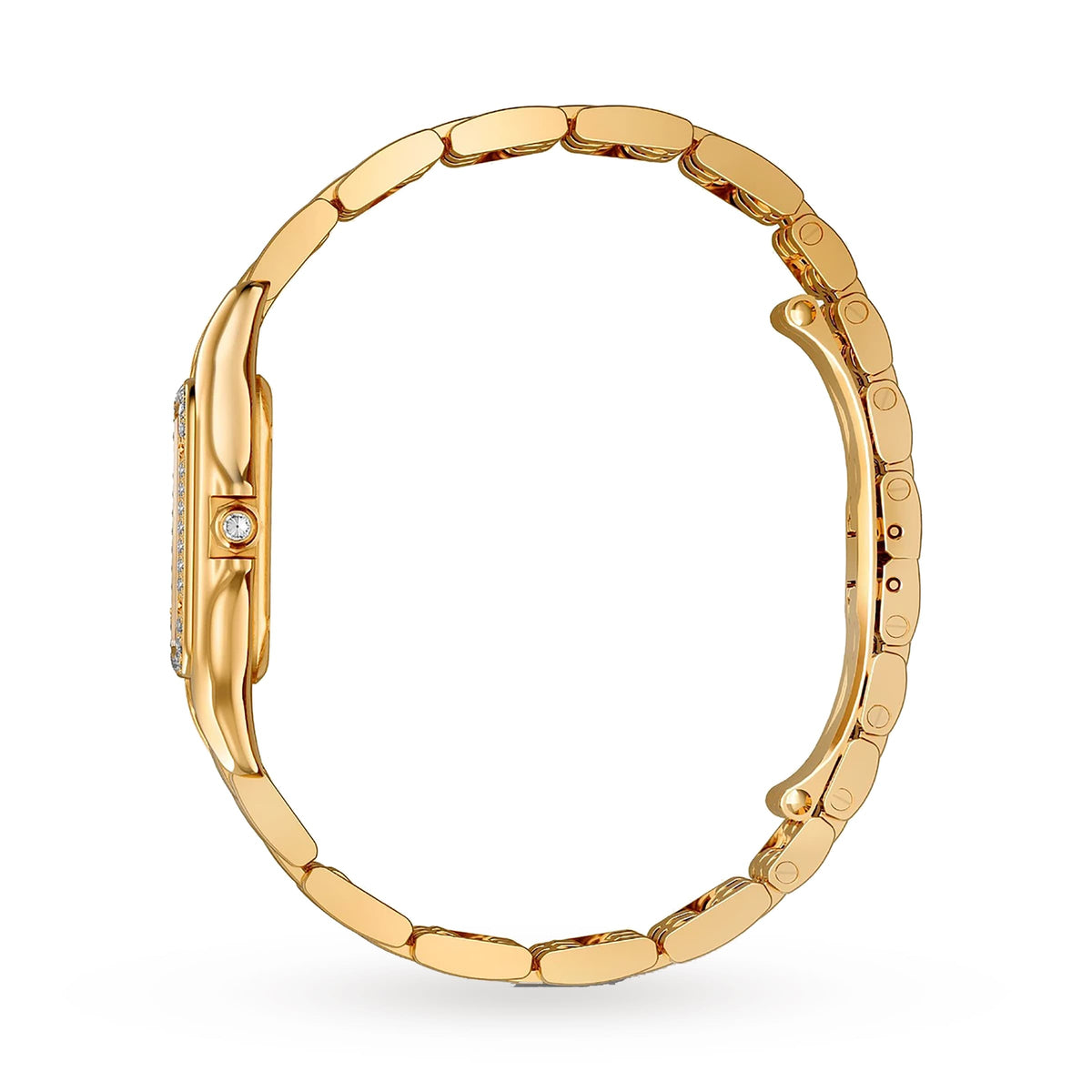 Panthère de Cartier Medium Model | 27mm, 18K Yellow Gold, Diamond Silver Dial - image 3