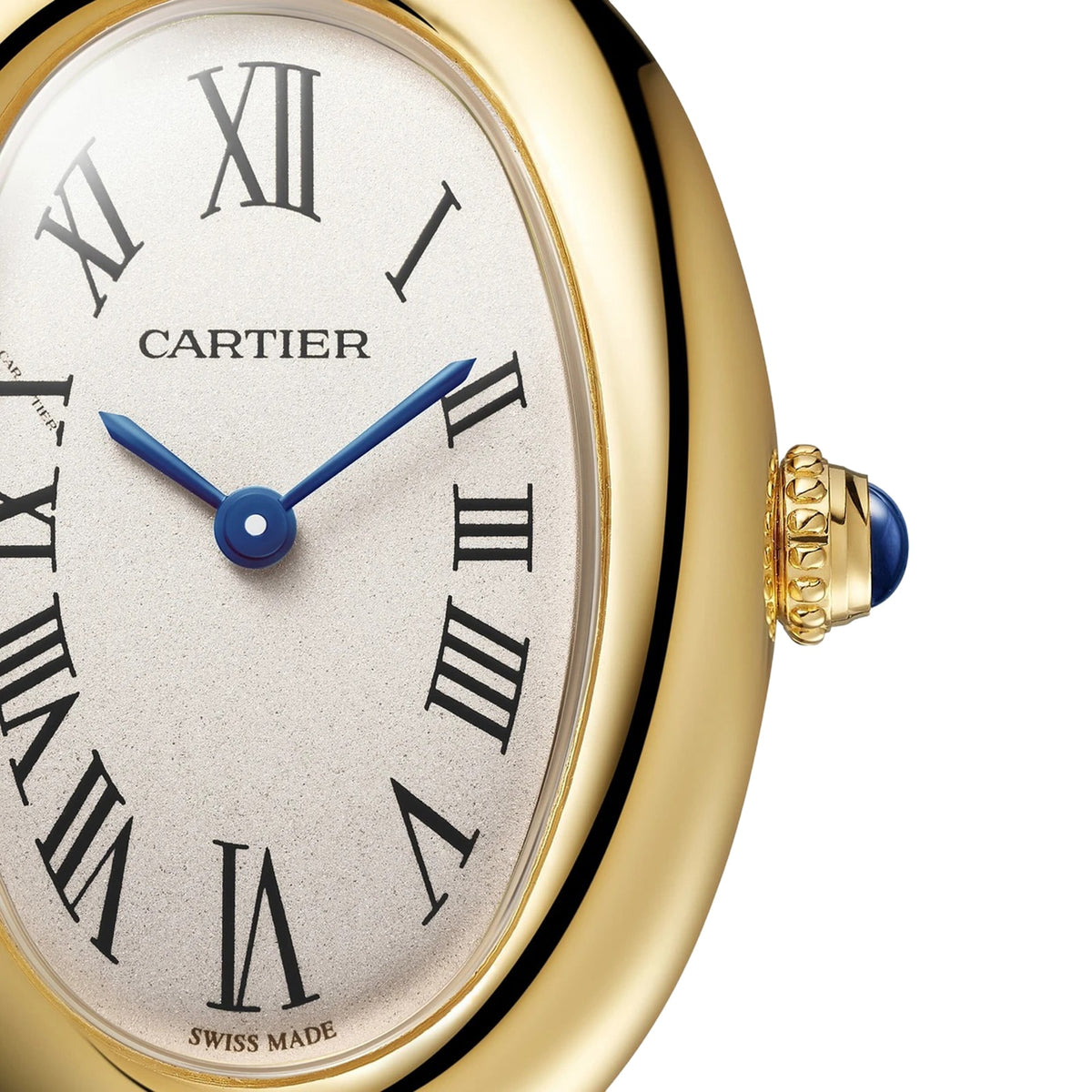 Baignoire Small Model | 23mm, 18K Yellow Gold, Silvered Dial, Ref. WGBA0024 - image 3