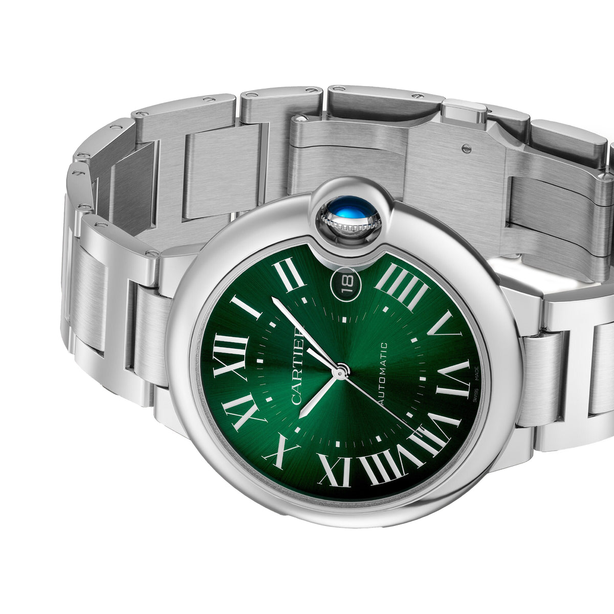 Ballon Bleu de Cartier 40 | 40mm, Steel, Green Dial - image 3