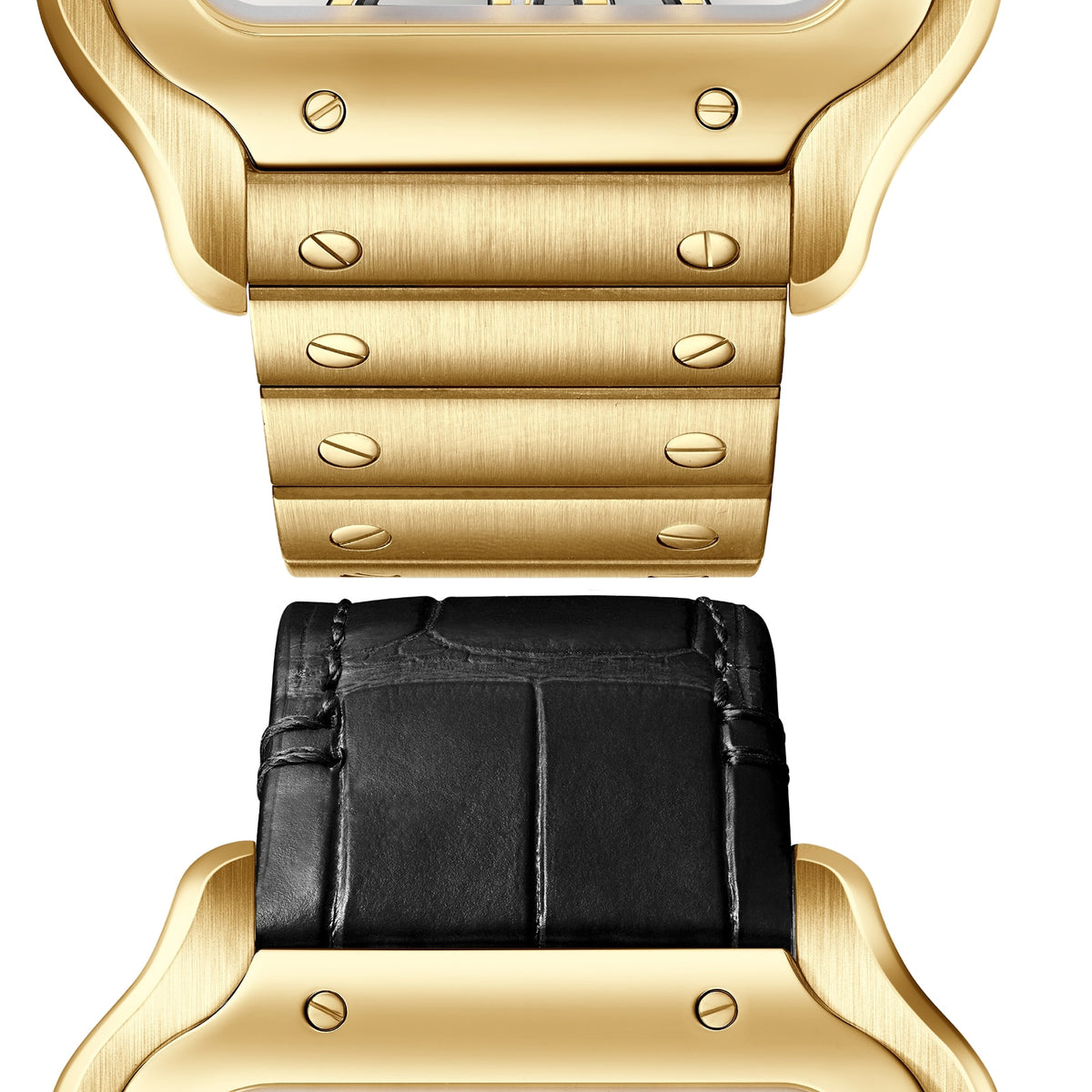 Santos de Cartier Skeleton | 40mm, 18K Yellow Gold, Other Dial - image 4