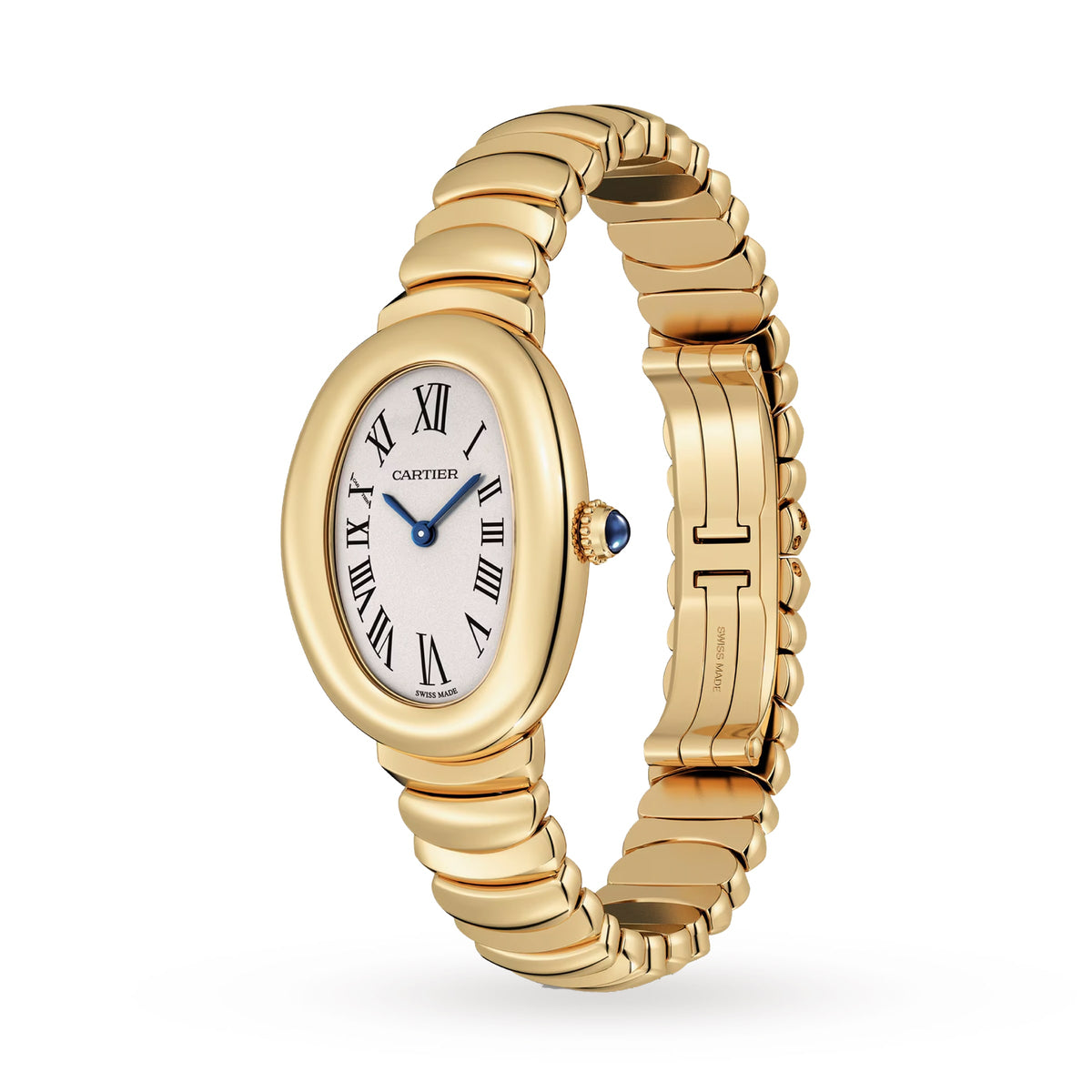 Baignoire Mini Model | 23mm, 18K Yellow Gold, Silver Dial - image 2