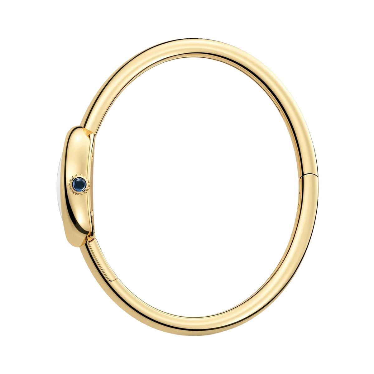 Baignoire Mini Model (Size 16) | 18.5mm, 18K Yellow Gold, White Dial - image 3