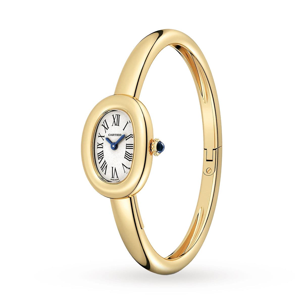 Baignoire Mini Model (Size 15) | 18.5mm, 18K Yellow Gold, White Dial - image 2