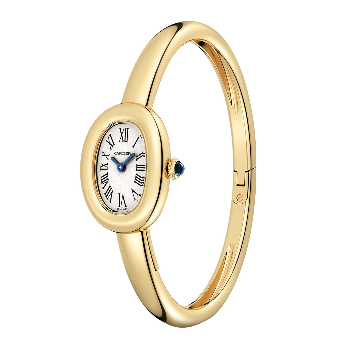 Baignoire Mini Model (Size 17) | 18.5mm, 18K Yellow Gold, White Dial - image 2