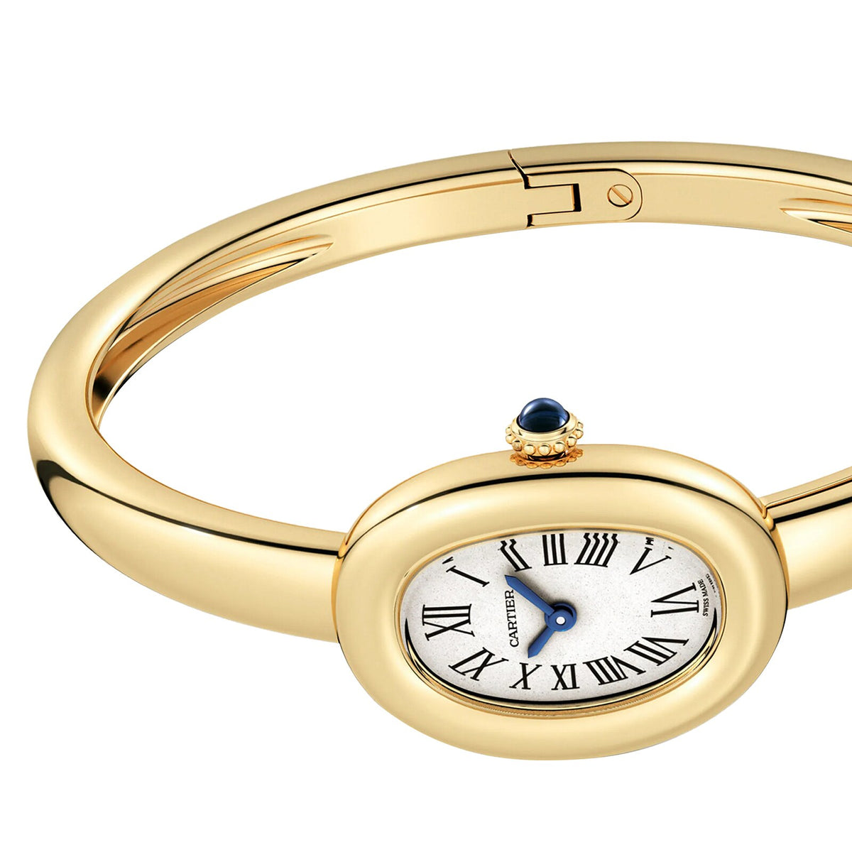 Baignoire Mini Model (Size 17) | 18.5mm, 18K Yellow Gold, White Dial - image 4