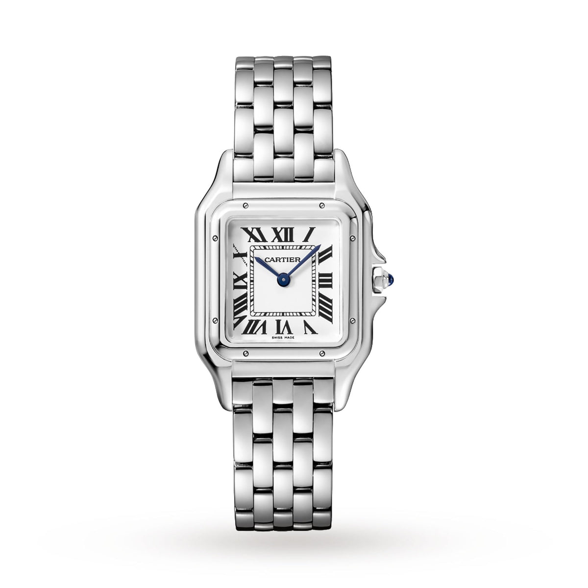 Panthère de Cartier Medium Model | 27mm, Steel, White Dial - image 1